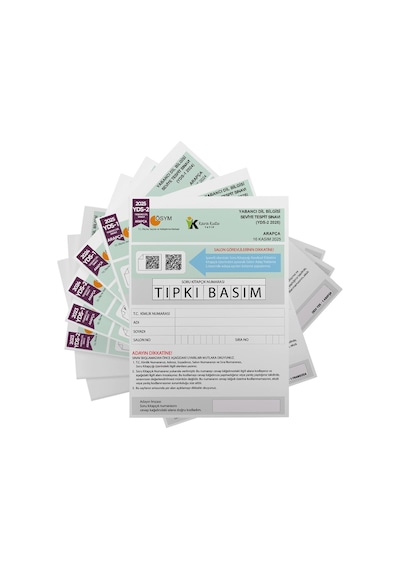 2026 YDS Arapça ÖSYM Tıpkı Basım Çıkmış Soru Deneme Paketi 6lı Fasikül SETİ
