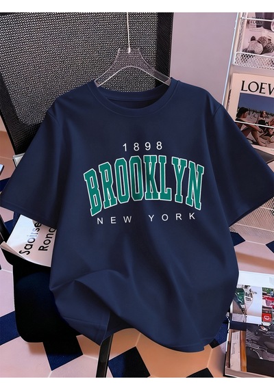 Noıssey Urban Pop Graphic Kadın Tişört Koleksiyonukod 5116 Lacivert