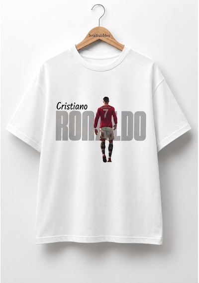 Sea Bubbles Ronaldo Çocuk Tişört BEYAZ