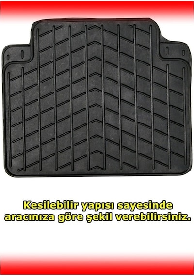 Ford Mondeo 01-07 UYUMLU MARS KAUÇUK SİYAH PASPAS SETİ N11.57