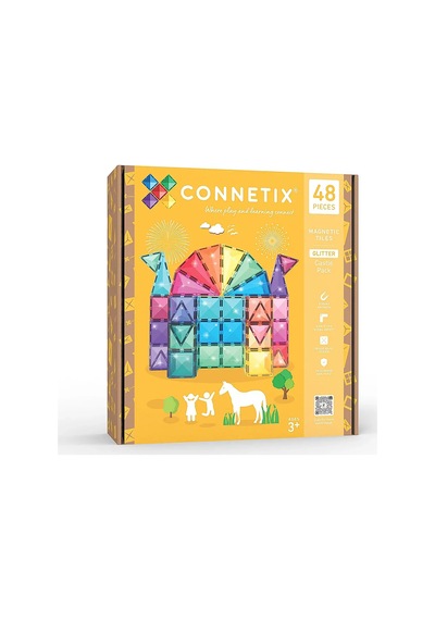Connetix Glitter Castle Pack Manyetik Bloklar - 48 Parça
