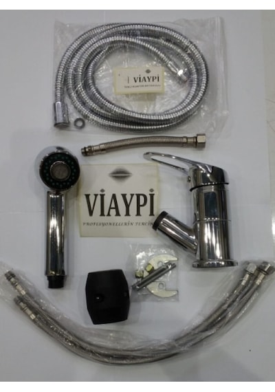 Mix Spiralli Evye Berber Bataryası - Spiralli Evye Mix Aç Kapa Musluk