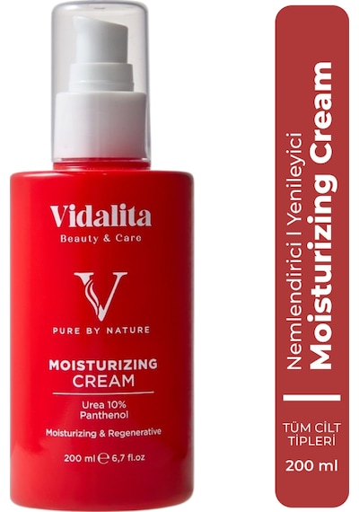 Vidalita Beauty & Care %10 Ürea + Panthenol Moustirizing Nemlendirici Vücut Krem Yoğun Nem Ve Bariyer Onarımı 200 Ml