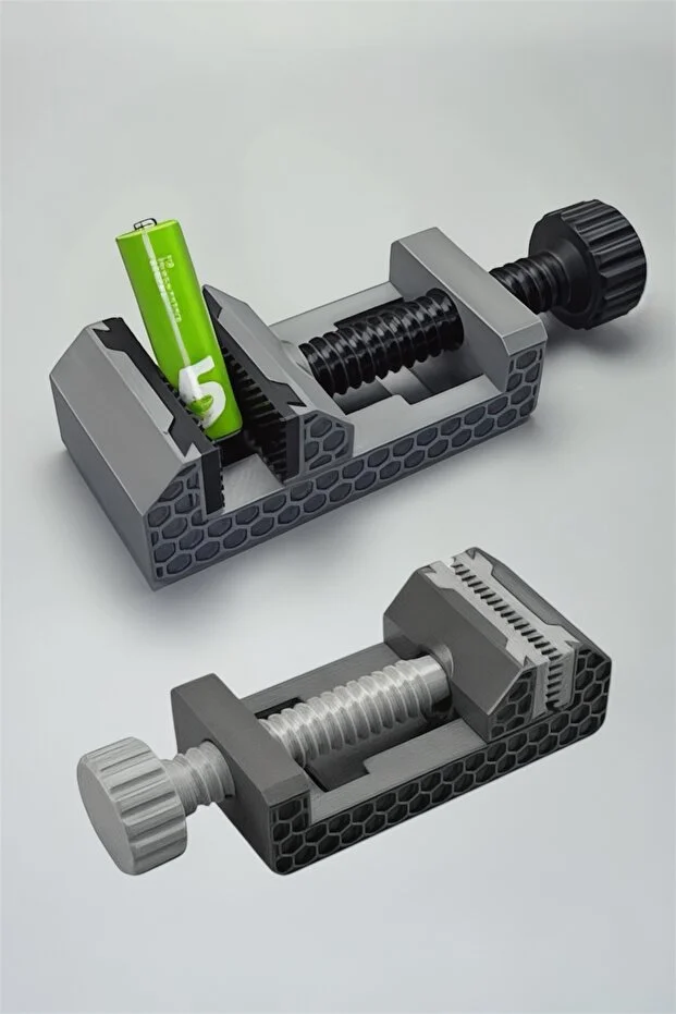 Mini Masaüstü Dişli Mengene 0 55 Mm Ayarlanabilir Hobi, Elektronik Ve Modelcilik İçin