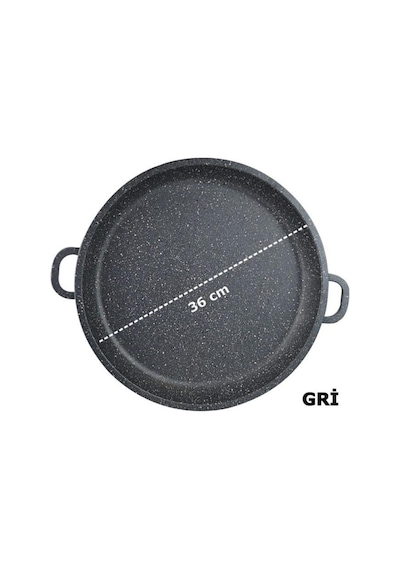 ThermoAd Gözleme Tavası 36 cm Gri