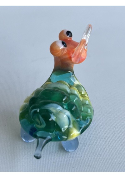 El Yapımı Murano Cam Kaplumbağa Biblo A41