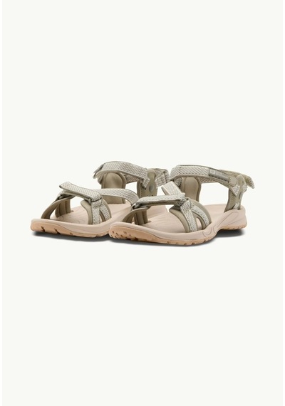 Jack Wolfskin 4019041 4030 Lakewood Ride Sandal W Stone Kadın Sandalet Gri