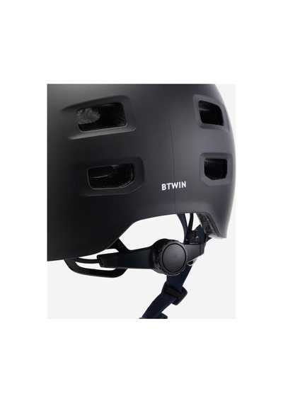 Btwin Kask - Paten / Kaykay / Scooter - Siyah - Mf500 Siyah/koyu Mavi