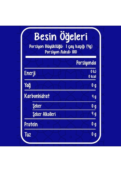 Sweetwell Eritritol Doğal Toz Tatlandırıcı Sıfır Kalori 400 Gr