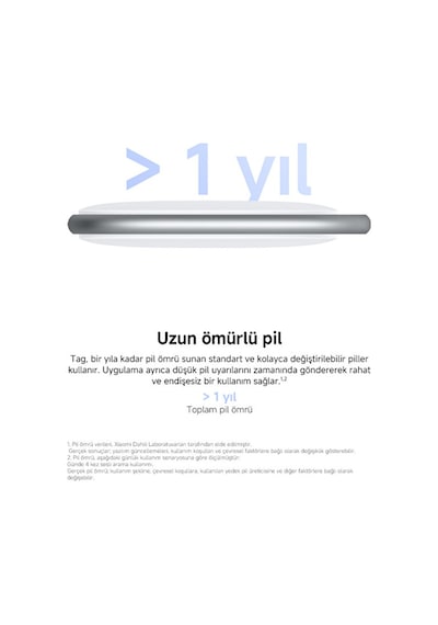 Xiaomi Tag 1 Akıllı Takip Cihazı