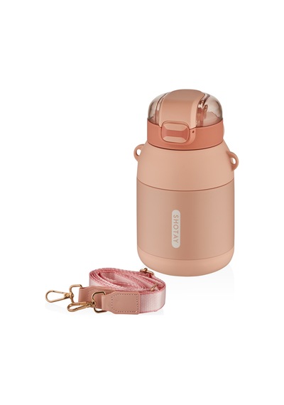Shotay Dome Çelik Termos Matara Pembe 800 Ml.