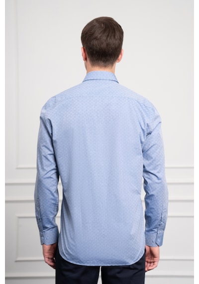 Morven Erkek Mavi Pamuk Trend Regular Fit Sert Yaka Gömlek 25mc004038300 Mavi Mavi