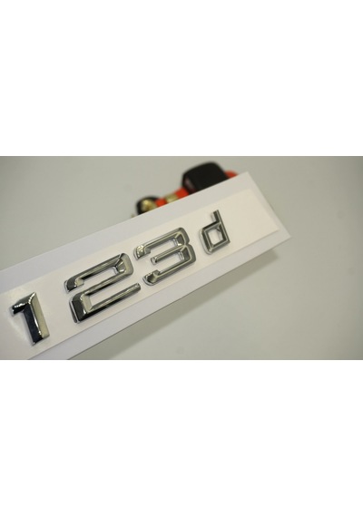 Dk Tuning Bmw 123d Bagaj Krom Metal Yazı Logo Arma