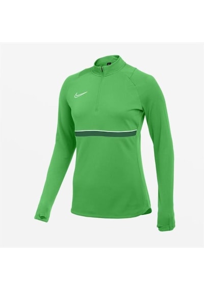 Nike W Nk Df Acd21 Dril Top Cv2653-362 Yeşil Kadın Antrenman Eşofman Üstü 001