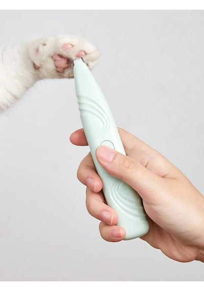 Valkyrie Kedi Köpek Pati Tüy Kesme Makinesi Sessiz Hassas Bölge Traş Cihazı Seramik & Çelik Bıçaklı Yeşil