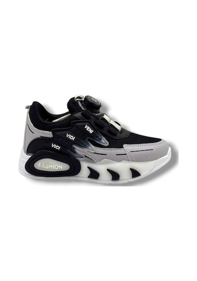 Pro Kids 5004-26 Anorak Akıllı Bağcıklı Anatomik Çocuk Sneaker Siyah Lacivert