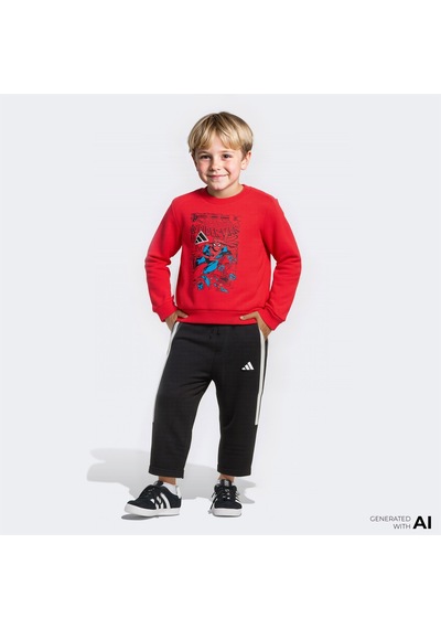 Adidas Marvel Spiderman Bebek Kırmızı Eşofman Takımı Jv7371 Kırmızı