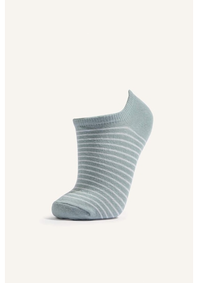 Defacto Kadın Görünmez 5li Pamuklu Sneaker Karma Çorap I3472axnskr1 Çok Renkli-kr1