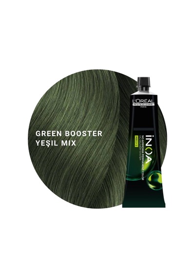 L Oréal Professionnel Inoa Saç Boyası 60gr - Green Booster Yeşil Mix