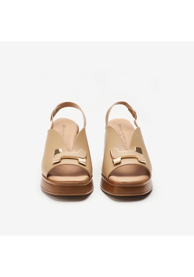 Beige Sandalet Kadın 8e6099dm Donna Serena T. 6099dm Bej