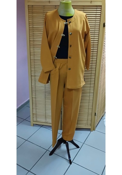 Hardal Rengi Eşofman Takımı Hardal