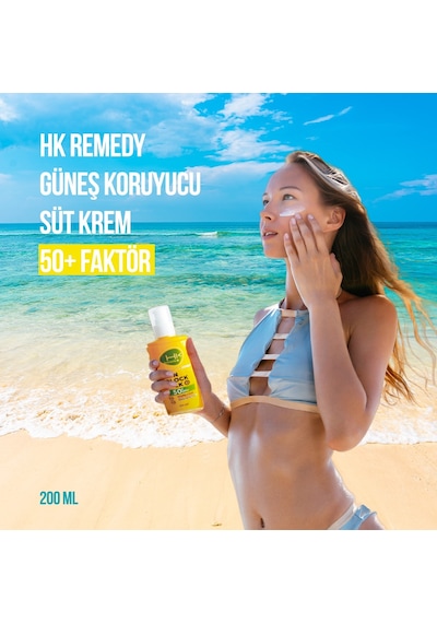 HK Remedy Sun Güneş Sütü SPF 50+ Hassas Ciltler İçin Sprey 200 ML