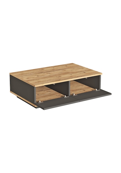 Robin Home Loft Tv Ünitesi Orta Sehpa Konsol 3'lü Set Çam-antrasi
