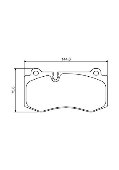 Mercedes Cls 219 Cls 500 5.5 2006-2011 Bosch  Ön Balata 23960