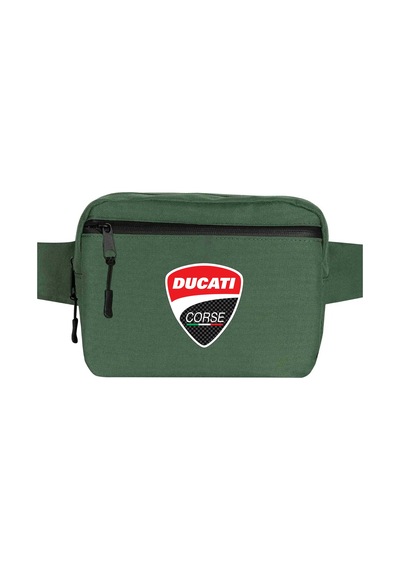 Ducati Corse Logo Yeşil Bel Çantası
