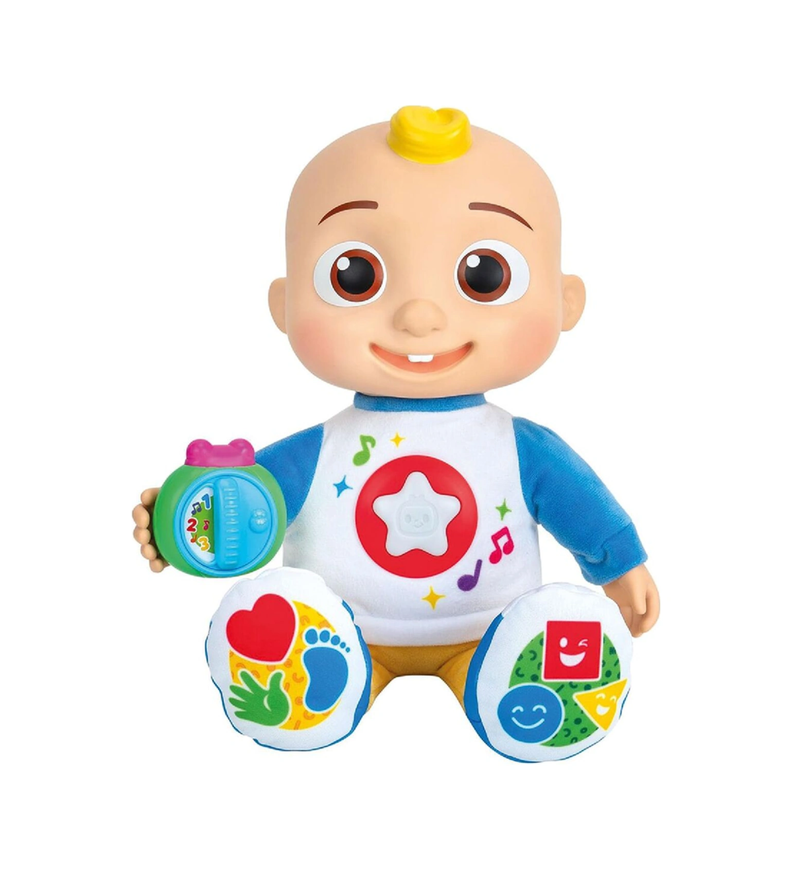 Coco-melon Eğitici Sesli Discover Play Jj Doll Etkileşimli Elektronik Bebek