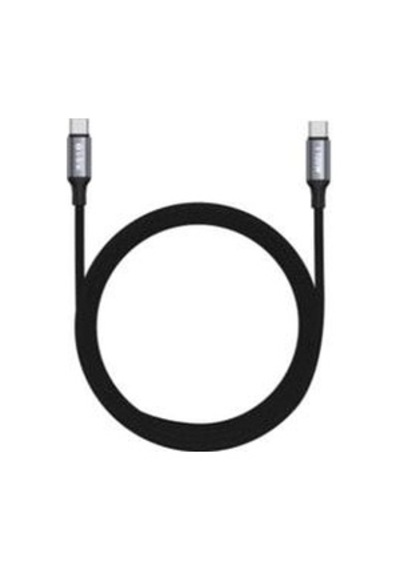 S-link Armor Cc-0100 100w 1.2m Type-c To Type-c Pd Örgülü Metal Başlıklı Siyah Hızlı Şarj Kablosu K