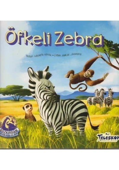 Öfkeli Zebra - Bozkırdan Arkadaşlar - Nikoleta Novak - Teleskop Popüler Bilim