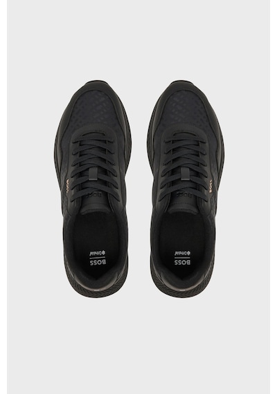 Boss Logolu Sneaker Ayakkabı Erkek Ayakkabı 50568772 007 Siyah