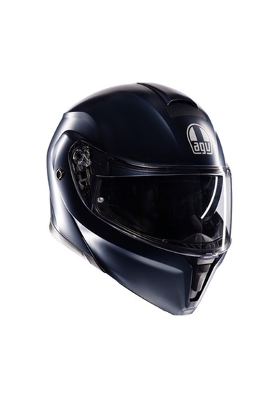 Agv Kask Streetmodular Mono Matt Profondo Kask Blue Siyah