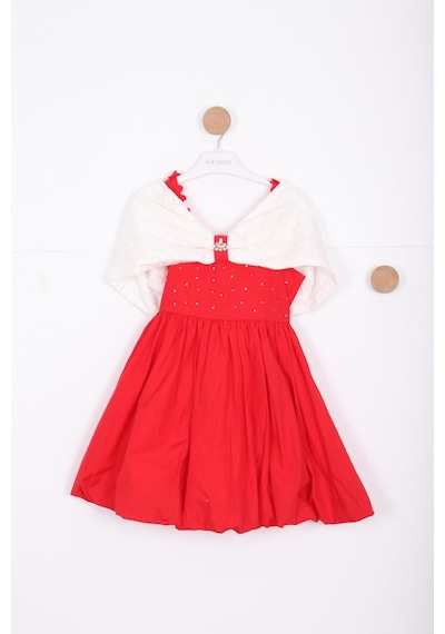 Xo Kids Kız Çocuk Elbise 2-5 Yaş 5884 Kırmızı