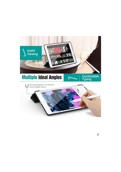 Apple Uyumlu iPad 10.2 8.nesil Fuchsia Smart Cover Standlı 1-1 Kılıf Kapaklı Kılıf