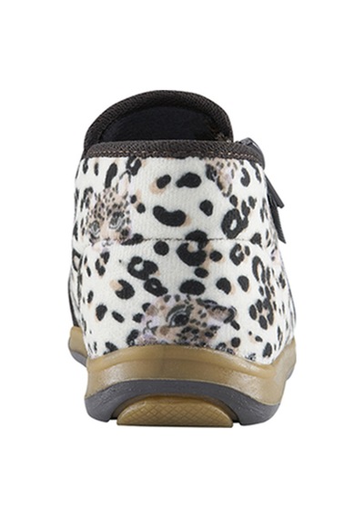 Panço Kız Bebek Leopar Desenli Panduf Çok Renkli