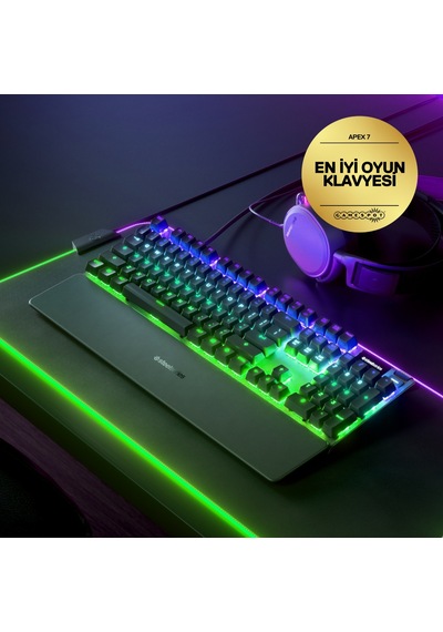 Steelseries Apex 7 Türkçe Rgb Mekanik Red Switch Kablolu Gaming Klavye