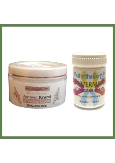 Bezos Süper Hintohu Three Brand 100ml Arnavut Kremi+foot Care Cream 50ml Nane Ferahlığı Hb006