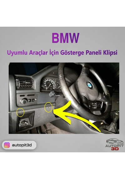 Bmw Araçlar İçin Gösterge Paneli Klips Seti Bmw