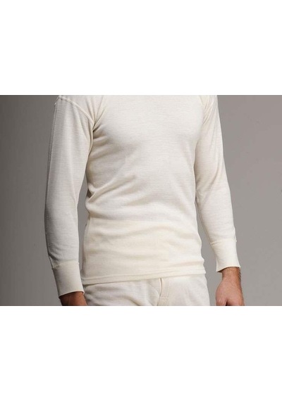 Hasyün %100 Yün Erkek Uzun Kollu Bisiklet Yaka Woolmark Sertifika