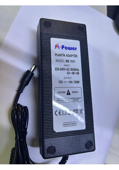 Smps Adaptör 12v Dc 10a Switchmode Laptop Tip M-power