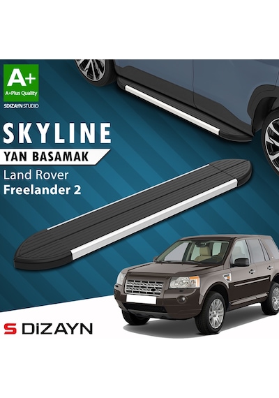 S-dizayn Land Rover Freelander 2 Skyline Aluminyum Yan Basamak 173 Cm 2006-2014 A+ Kalite