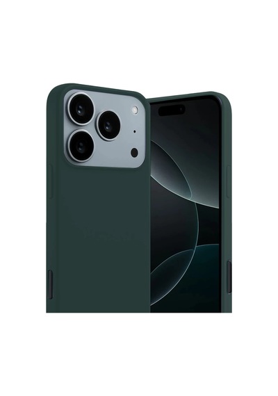 Apple Uyumlu iPhone 17 Pro Max Uyumlu First Silikon - Koyu Yeşil