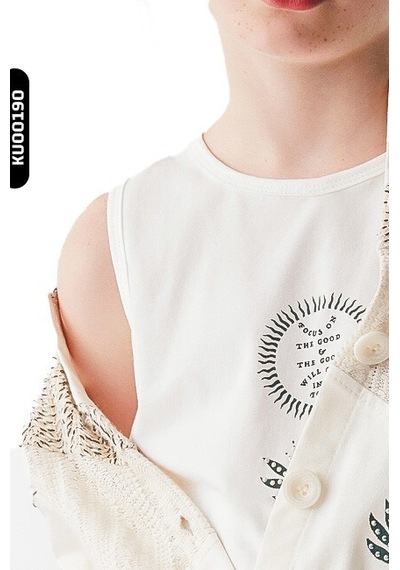 Xo Kids Kız Çocuk Bluz 8-14 Yaş 36401 Ekru