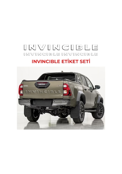 Toyota Invıncıble Etiket Seti