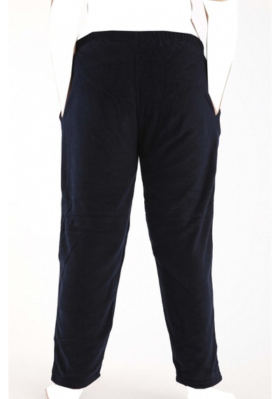 Lüx Polar Cepli Kışlık Kadın Pijama Altı Ra1 Siyah