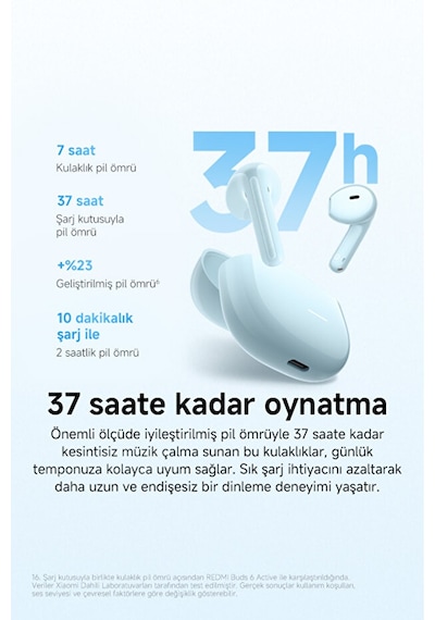 Xiaomi Redmi Buds 8  Active Bluetooth 5.4 Kulak İçi Kulaklık