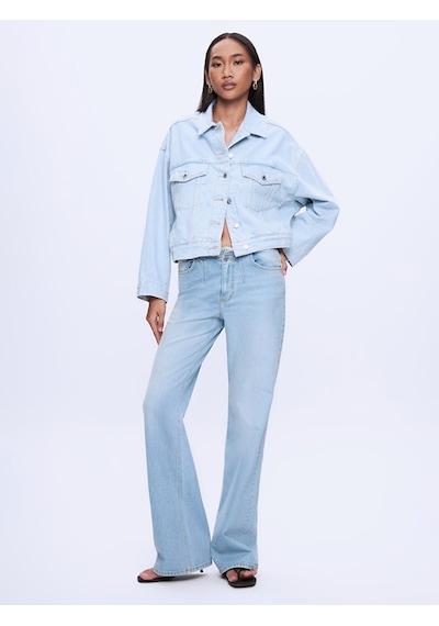 Ltb Celıa Oversıze Jean Jean Ceket 010096102815727 55056 Acık Mavı Açık Mavi