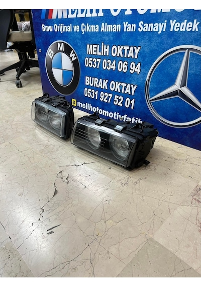 Bmw E36 Mercekli Far Takimi Sag Sol Set Zkw Type 555567909
